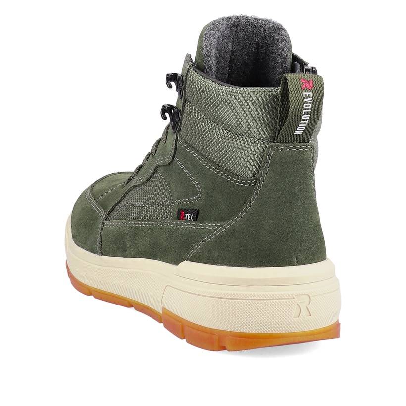 Rieker Artikelnummer U0069-54 Rieker Herren Sneaker High Khaki Green