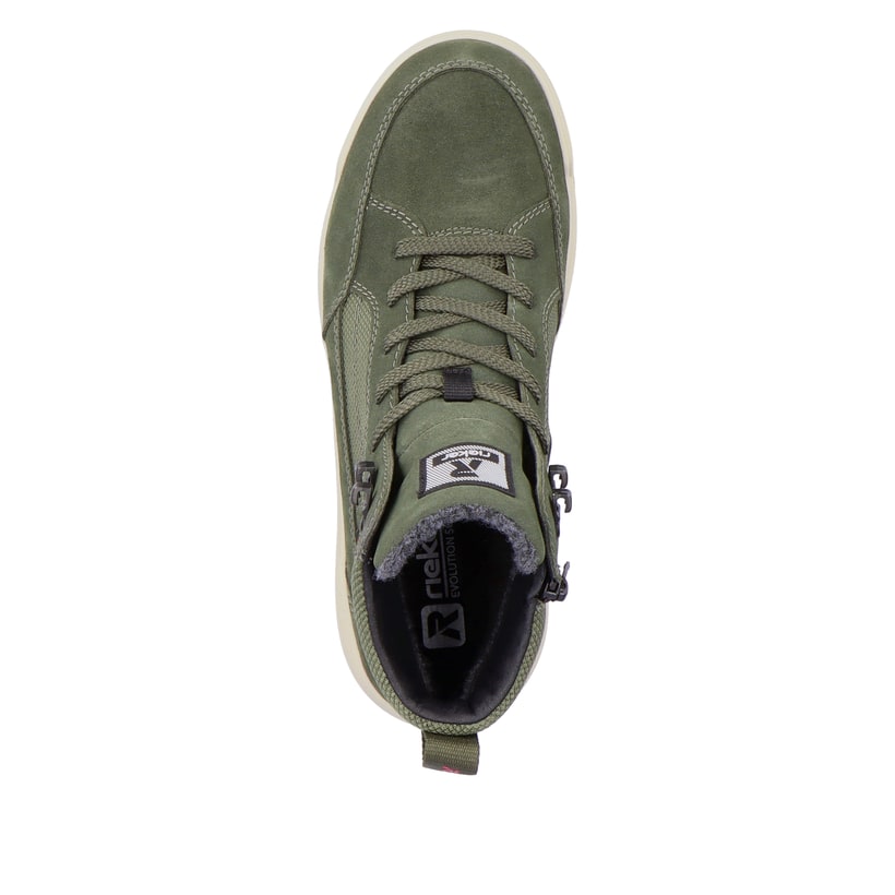 Rieker Artikelnummer U0069-54 Rieker Herren Sneaker High Khaki Green