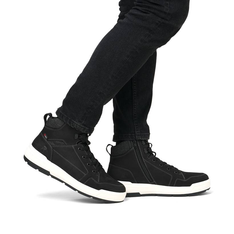 Rieker Artikelnummer U0070-00 Rieker Herren Sneaker High Asphaltschwarz