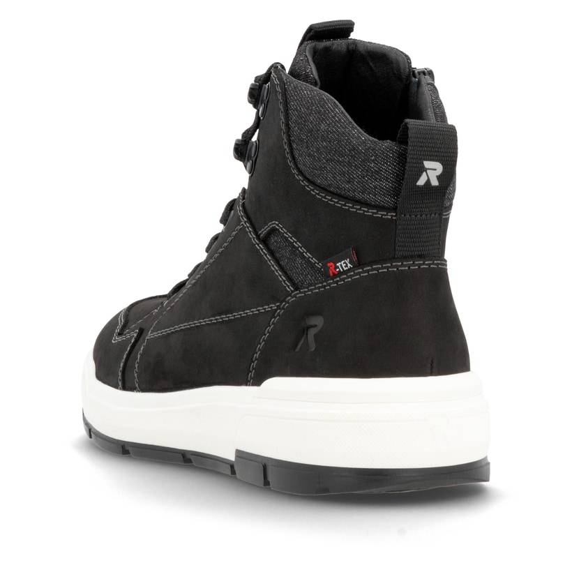 Rieker Artikelnummer U0070-00 Rieker Herren Sneaker High Asphaltschwarz