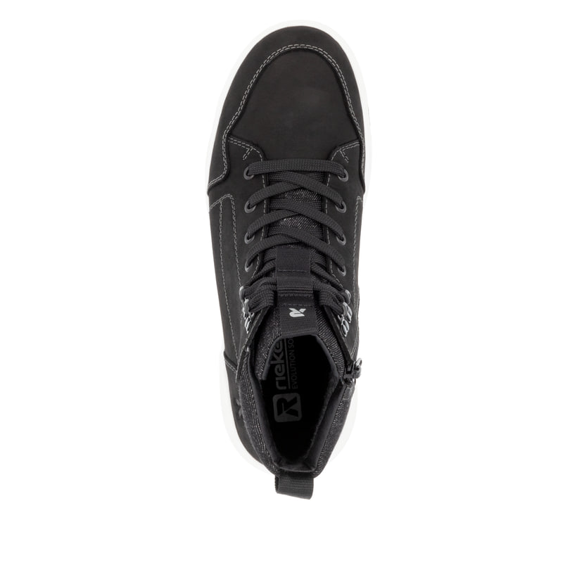 Rieker Artikelnummer U0070-00 Rieker Herren Sneaker High Asphaltschwarz