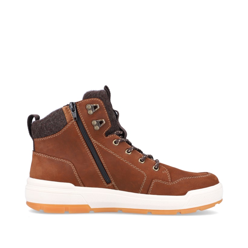 Rieker Artikelnummer U0070-22 Rieker Herren Sneaker High Nut Brown