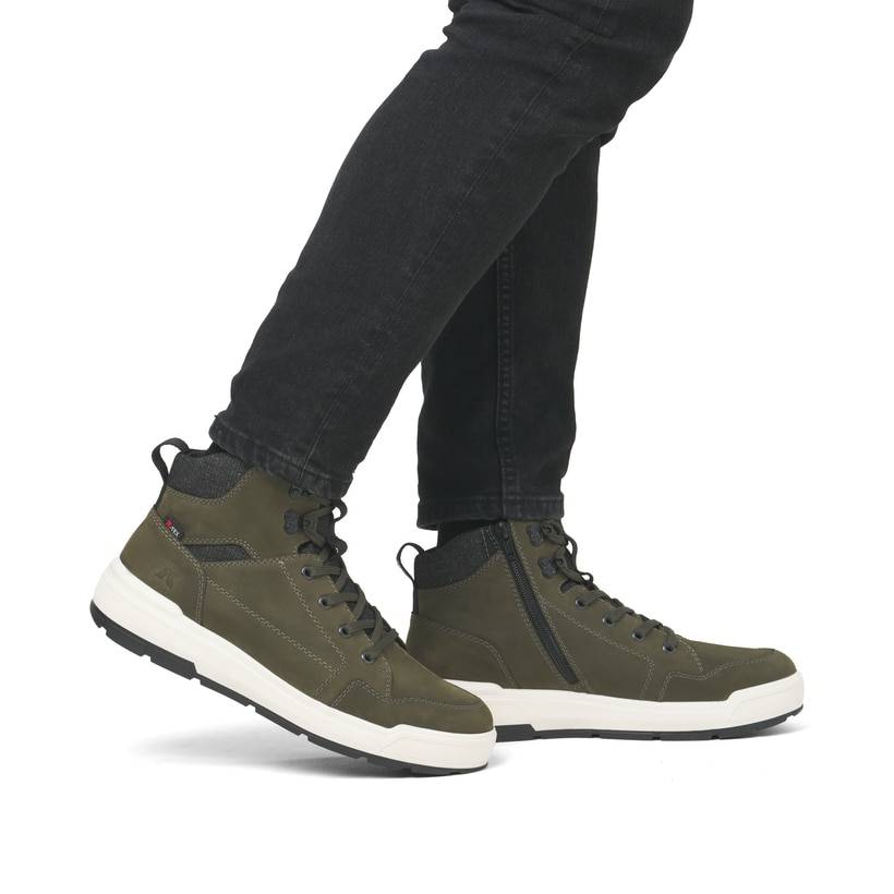 Rieker Artikelnummer U0070-54 Rieker Herren Sneaker High Khaki