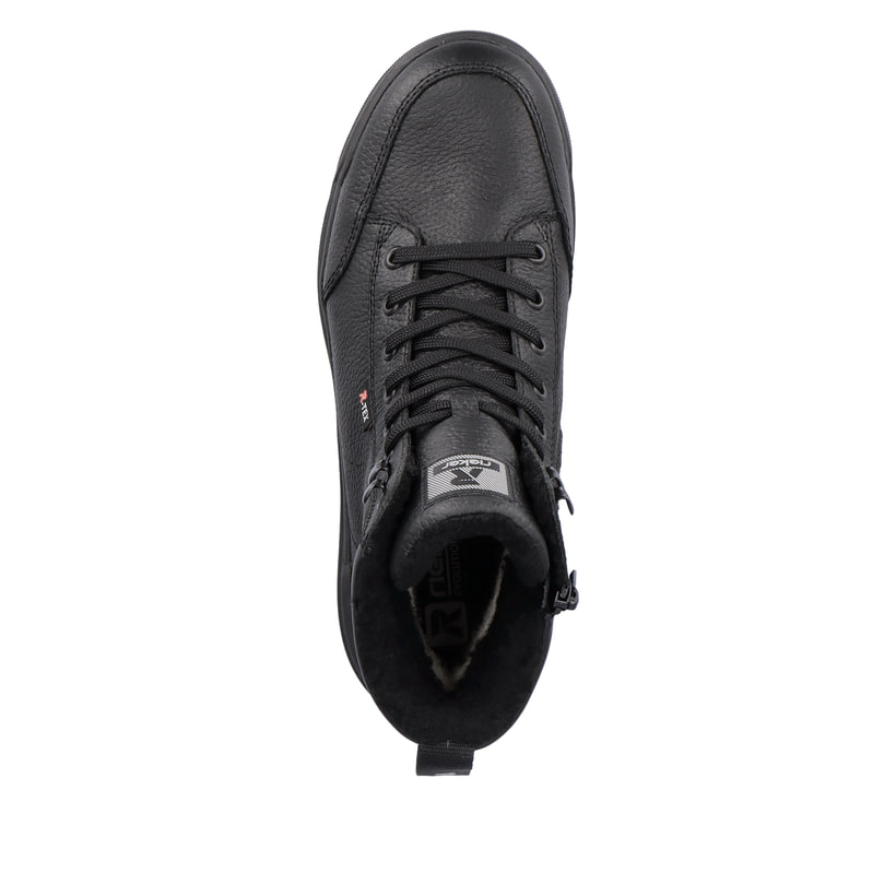 Rieker Artikelnummer U0071-01 Rieker Herren Sneaker High Graphitschwarz