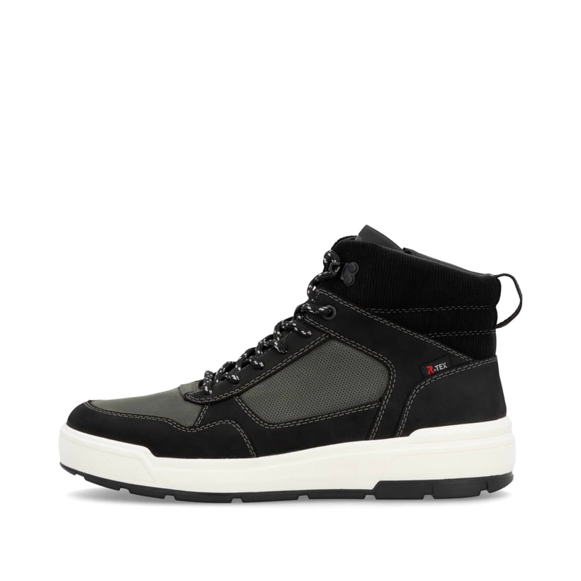 Rieker Artikelnummer U0073-00 Rieker Herren Schnürstiefel carbonschwarz-grau