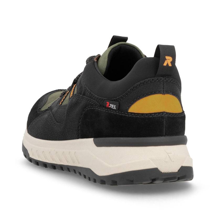 Rieker Artikelnummer U0103-00 Rieker Herren Sneaker Low Urbanschwarz-khaki