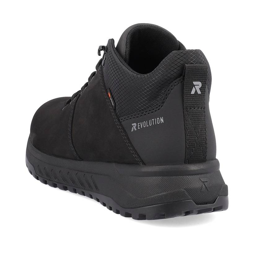 Rieker Artikelnummer U0163-00 Rieker Herren Sneaker High Deep Black