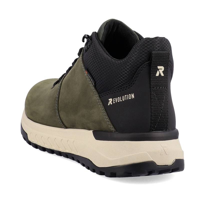 Rieker Artikelnummer U0163-54 Rieker Herren Sneaker High Forest Green