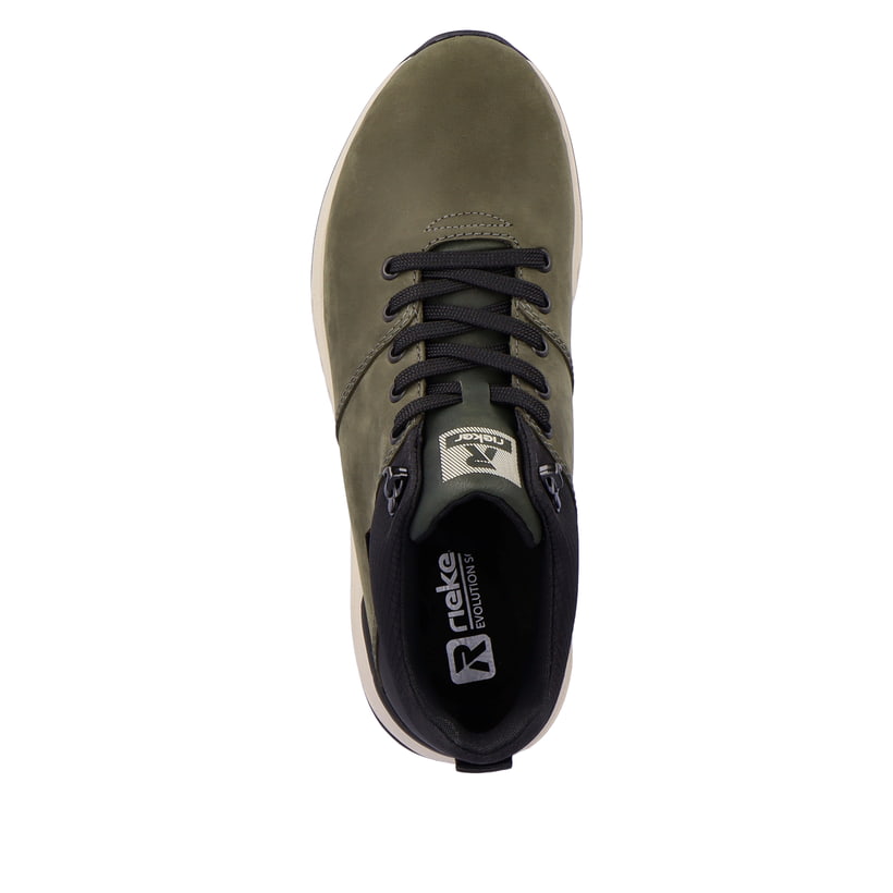 Rieker Artikelnummer U0163-54 Rieker Herren Sneaker High Forest Green