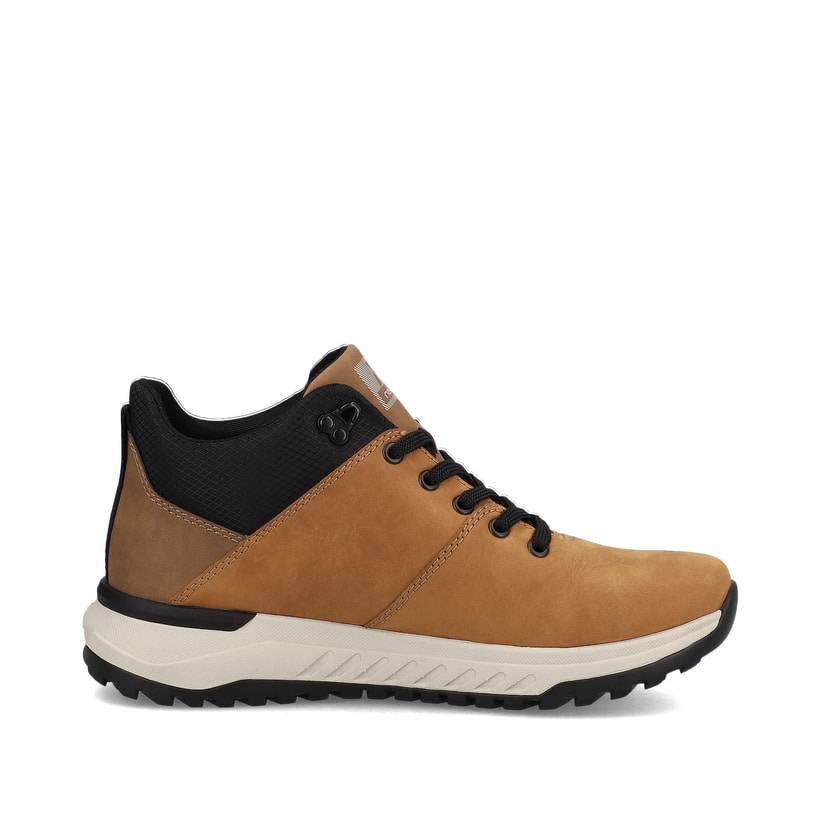 Rieker Artikelnummer U0163-68 Rieker Herren Sneaker High Camel Brown