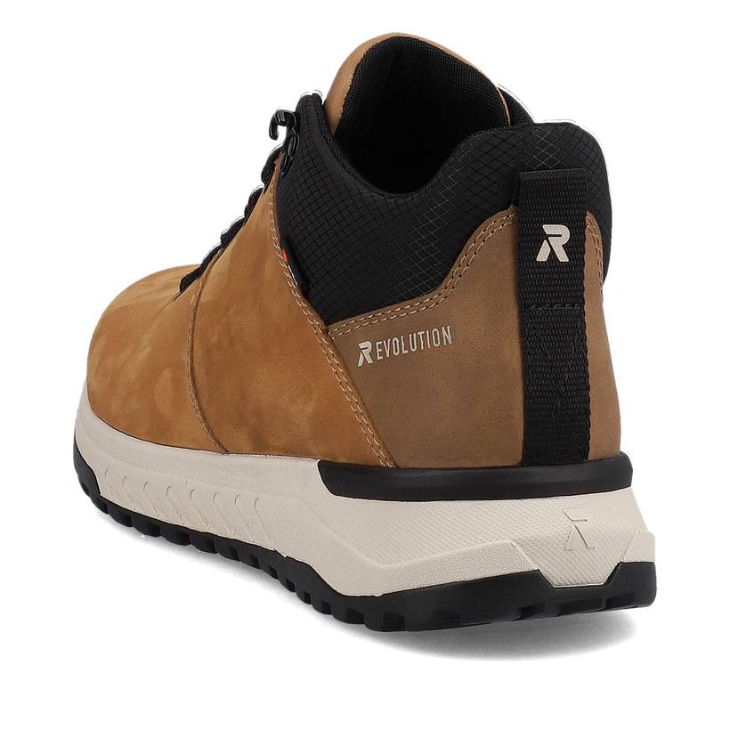 Rieker Artikelnummer U0163-68 Rieker Herren Sneaker High Camel Brown