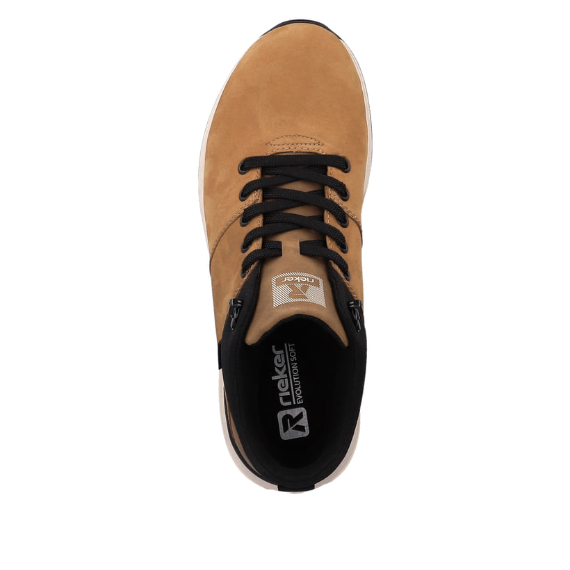 Rieker Artikelnummer U0163-68 Rieker Herren Sneaker High Camel Brown