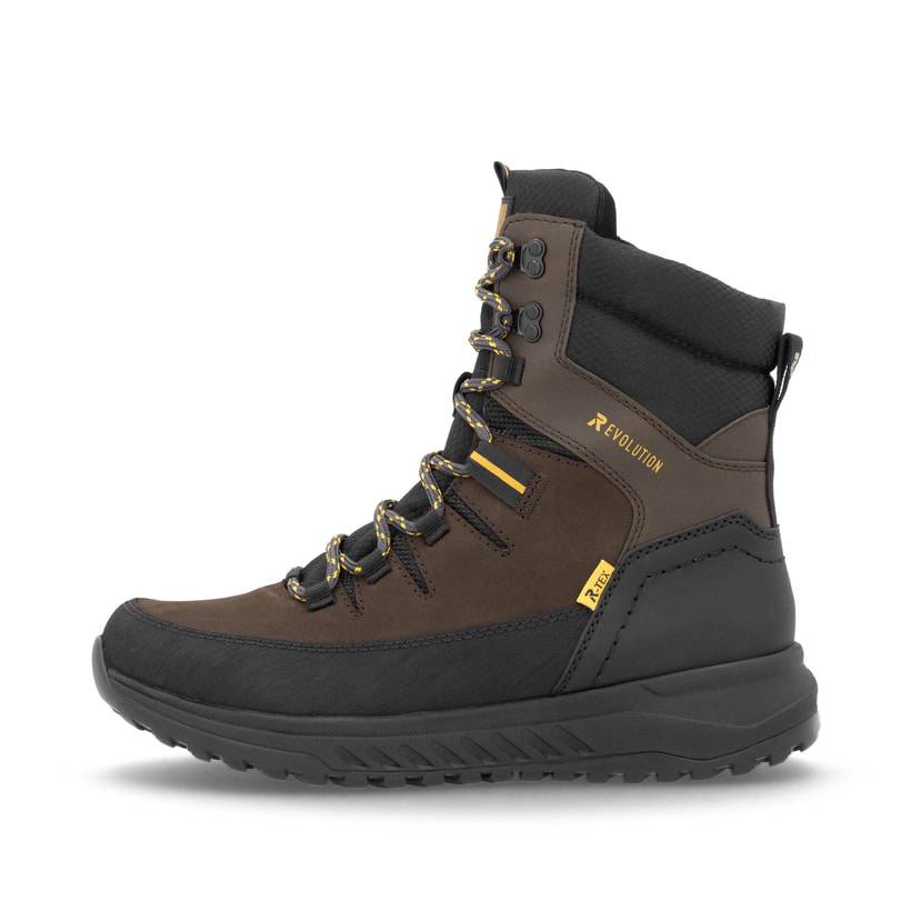 Rieker Artikelnummer U0171-25 Rieker Herren Schnürstiefel holzbraun-schwarz