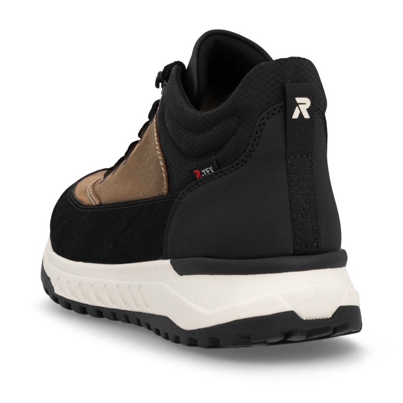 Rieker Artikelnummer U0173-22 Rieker Herren Schnürstiefel Nougatbraun-schwarz
