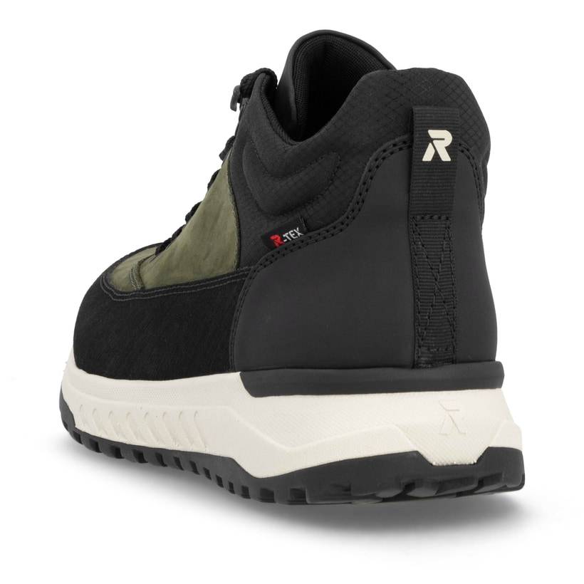 Rieker Artikelnummer U0173-54 Rieker Herren Schnürstiefel Khaki-schwarz