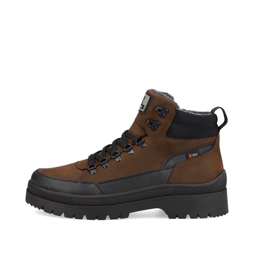 Rieker Artikelnummer U0260-25 Rieker Herren Schnürstiefel nut-brown noir