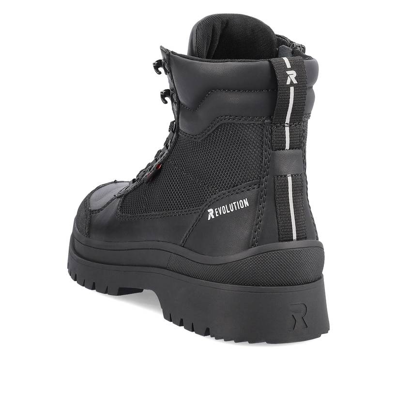 Rieker Artikelnummer U0270-00 Rieker Herren Schnürstiefel Noir