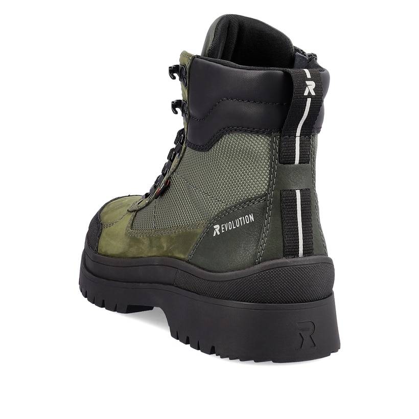 Rieker Artikelnummer U0270-54 Rieker Herren Schnürstiefel Khaki