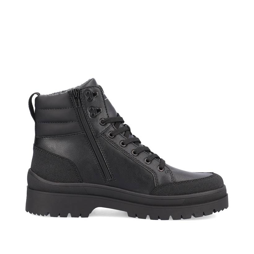 Rieker Artikelnummer U0271-00 Rieker Herren Schnürstiefel Deep Black