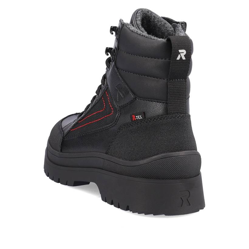 Rieker Artikelnummer U0271-00 Rieker Herren Schnürstiefel Deep Black