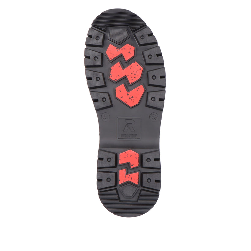 Rieker Artikelnummer U0271-00 Rieker Herren Schnürstiefel Deep Black