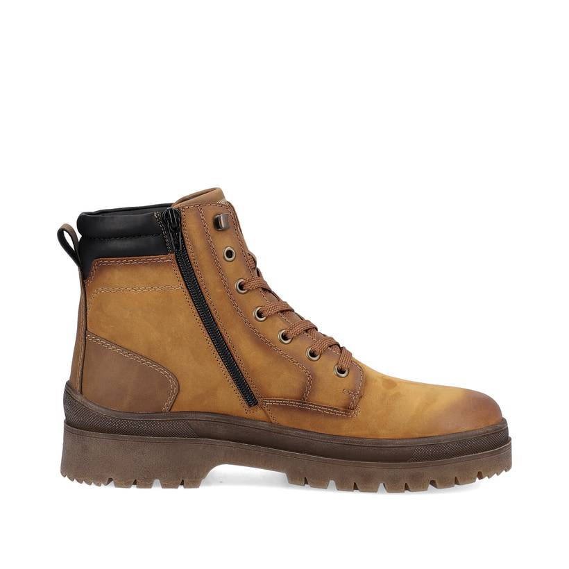 Rieker Artikelnummer U0272-68 Rieker Herren Schnürstiefel Wood Brown