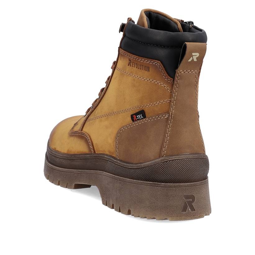 Rieker Artikelnummer U0272-68 Rieker Herren Schnürstiefel Wood Brown