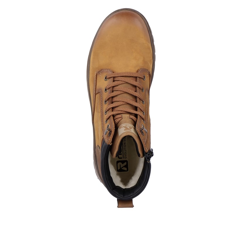 Rieker Artikelnummer U0272-68 Rieker Herren Schnürstiefel Wood Brown