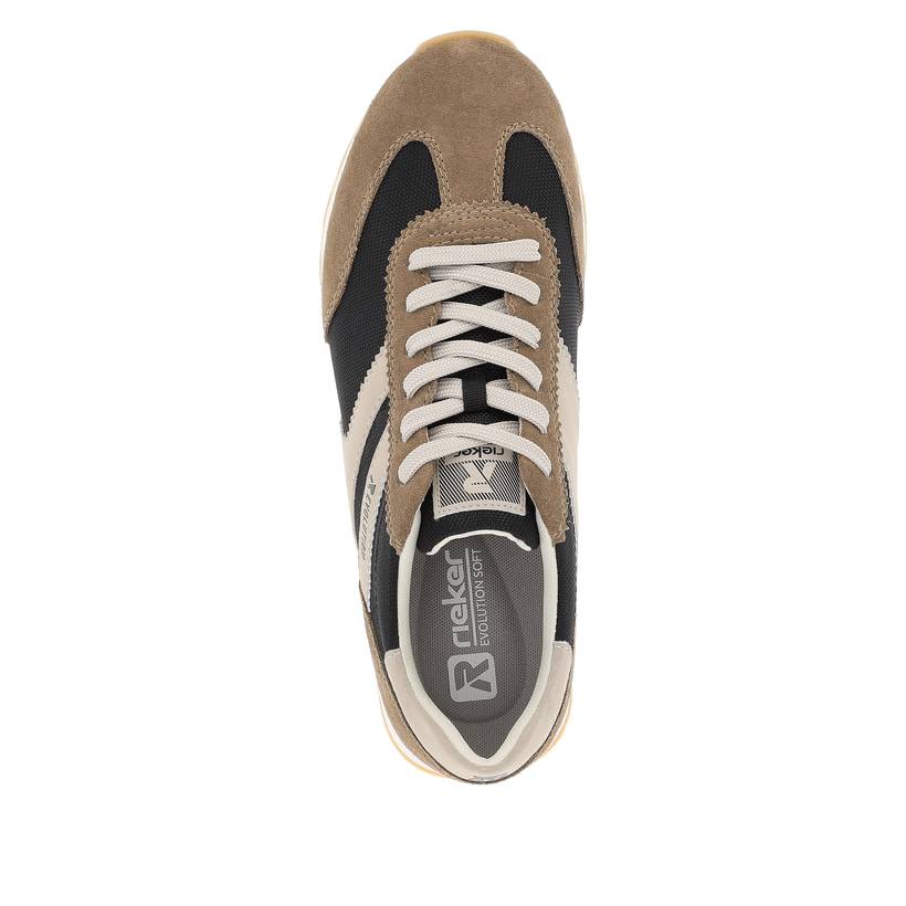 Rieker Artikelnummer U0301-64 Rieker Herren Sneaker Low Cinnamon Black