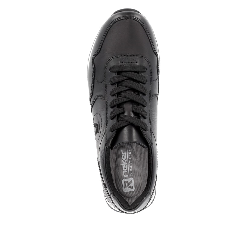 Rieker Artikelnummer U0304-01 Rieker Herren Sneaker Low Deep Black