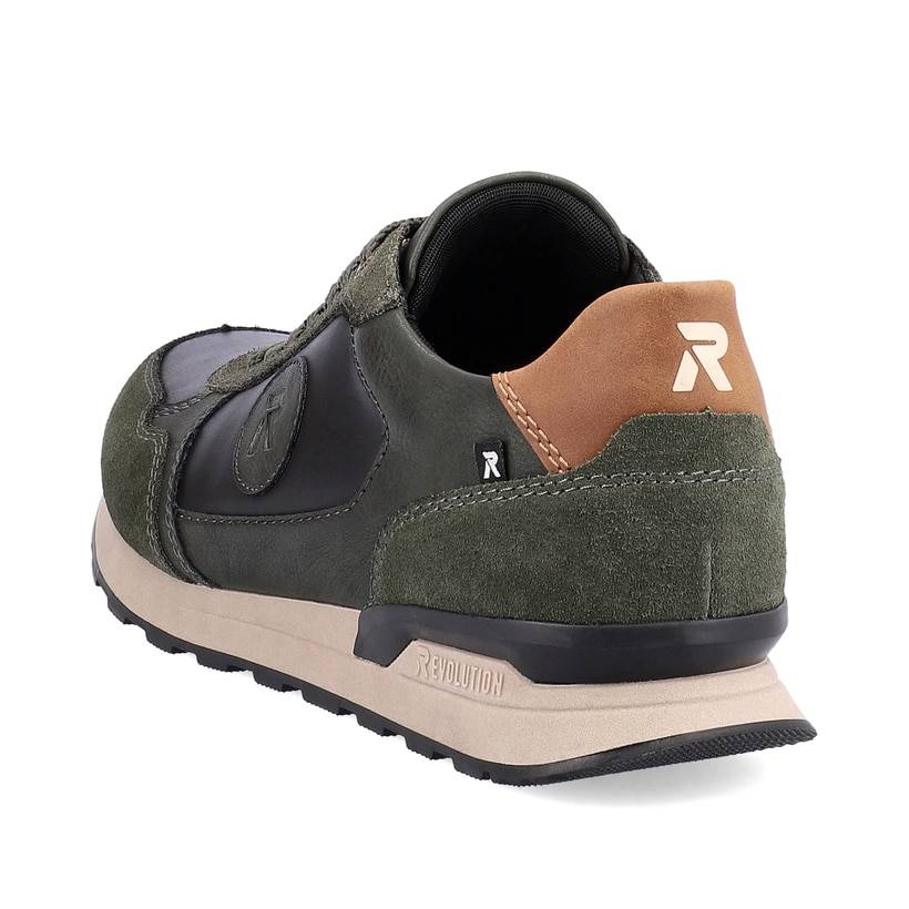 Rieker Artikelnummer U0305-54 Rieker Herren Sneaker Low Rainforest Green
