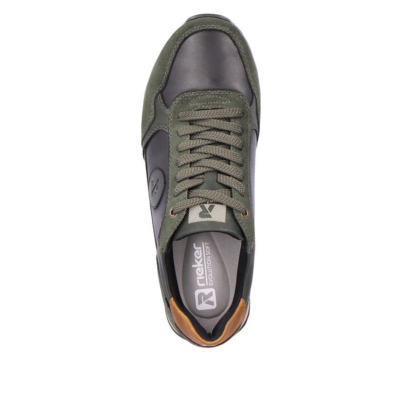 Rieker Artikelnummer U0305-54 Rieker Herren Sneaker Low Rainforest Green