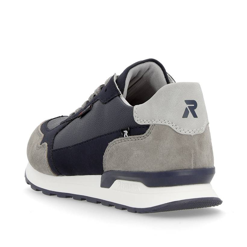 Rieker Artikelnummer U0307-14 Rieker Herren Sneaker Low Dark-blue Graphite-grey