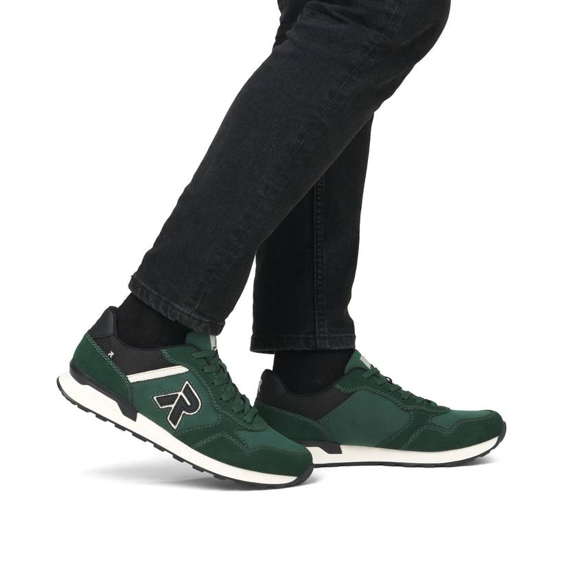 Rieker Artikelnummer U0309-54 Rieker Herren Sneaker Low Waldgrün