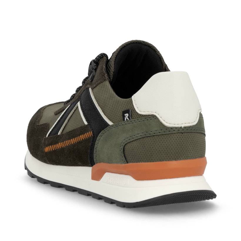 Rieker Artikelnummer U0310-54 Rieker Herren Sneaker Low Grünbraun-schwarz