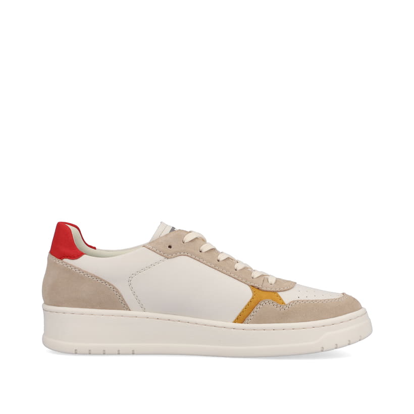 Rieker Artikelnummer U0401-80 Rieker Herren Sneaker Low Vanilla-white Clay-beige