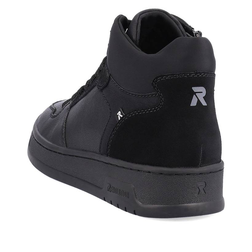 Rieker Artikelnummer U0460-00 Rieker Herren Sneaker High Steel Black