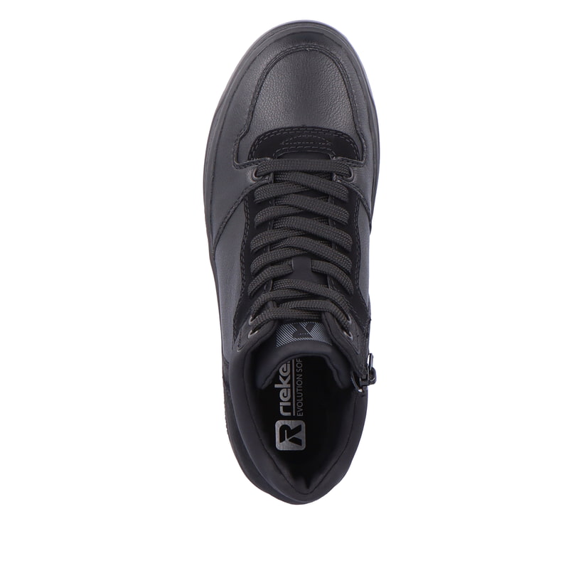 Rieker Artikelnummer U0460-00 Rieker Herren Sneaker High Steel Black