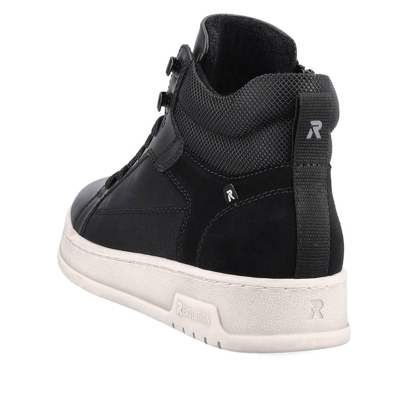 Rieker Artikelnummer U0461-00 Rieker Herren Sneaker High Steel Black