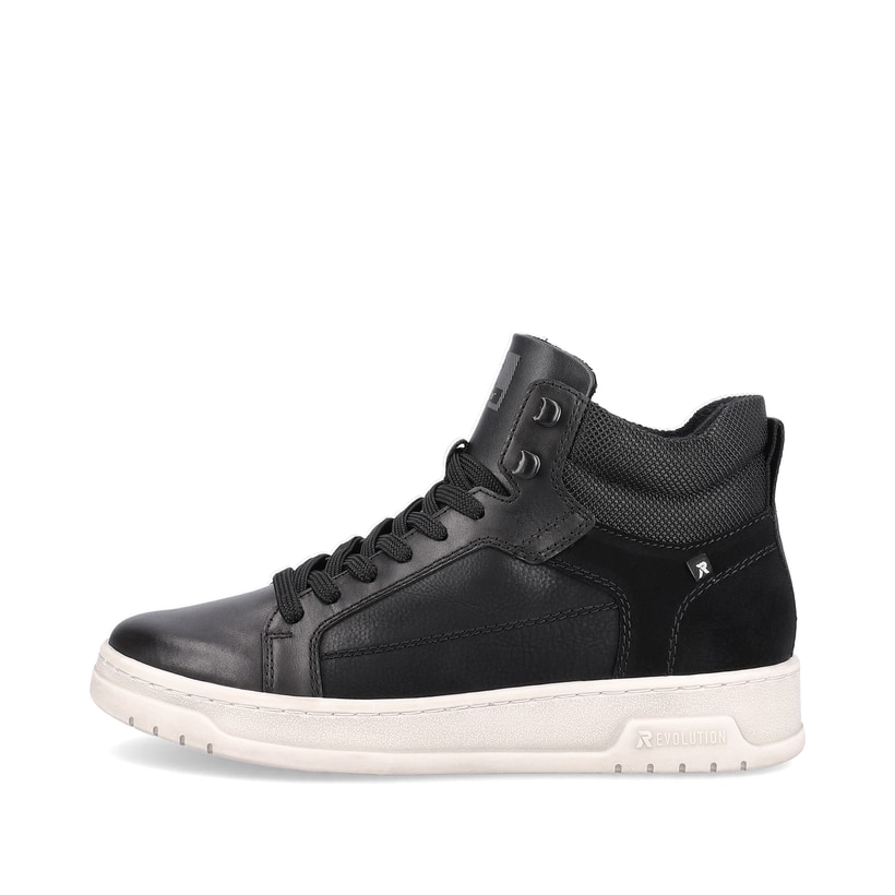 Rieker Artikelnummer U0461-00 Rieker Herren Sneaker High steel black
