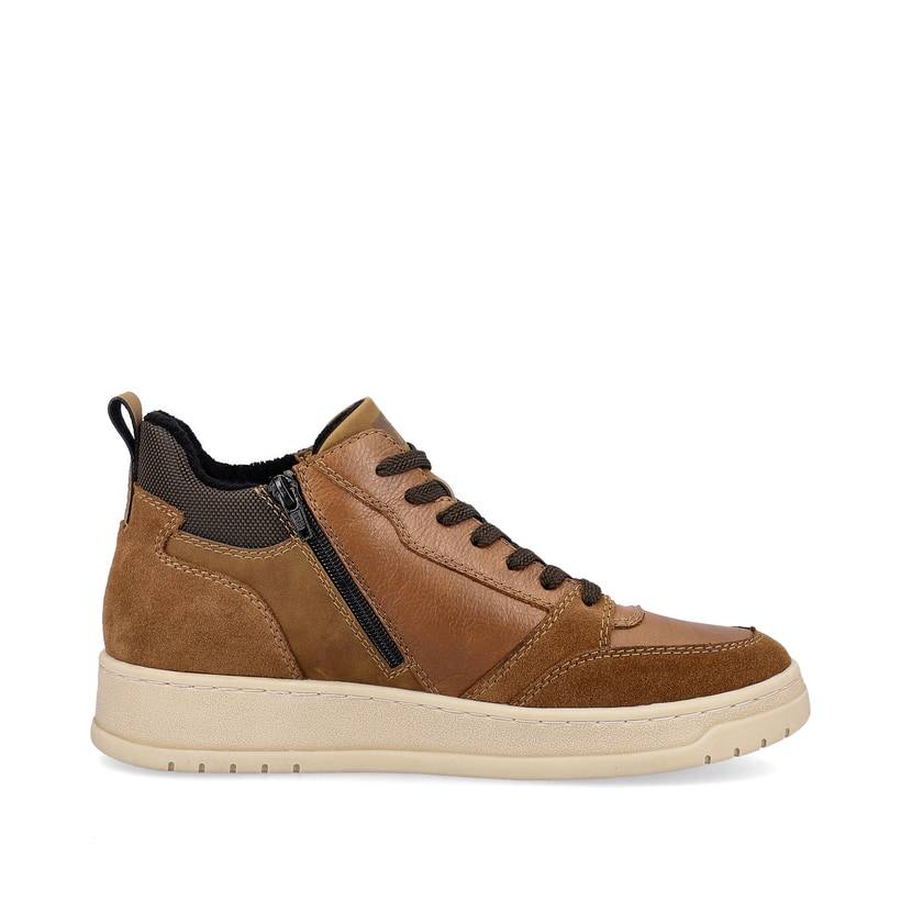 Rieker Artikelnummer U0462-24 Rieker Herren Sneaker High Caramel Brown