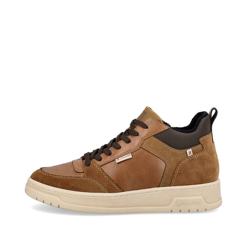 Rieker Artikelnummer U0462-24 Rieker Herren Sneaker High Caramel Brown