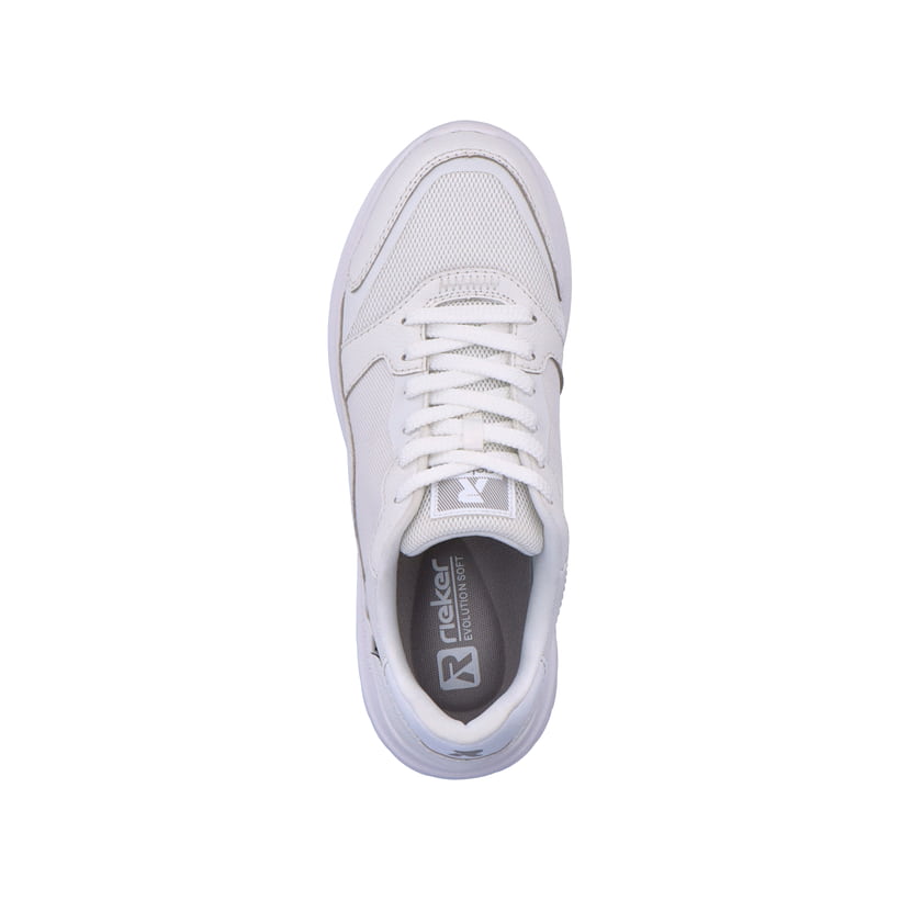 Rieker Artikelnummer U0500-80 Rieker Herren Sneaker Low Swan White