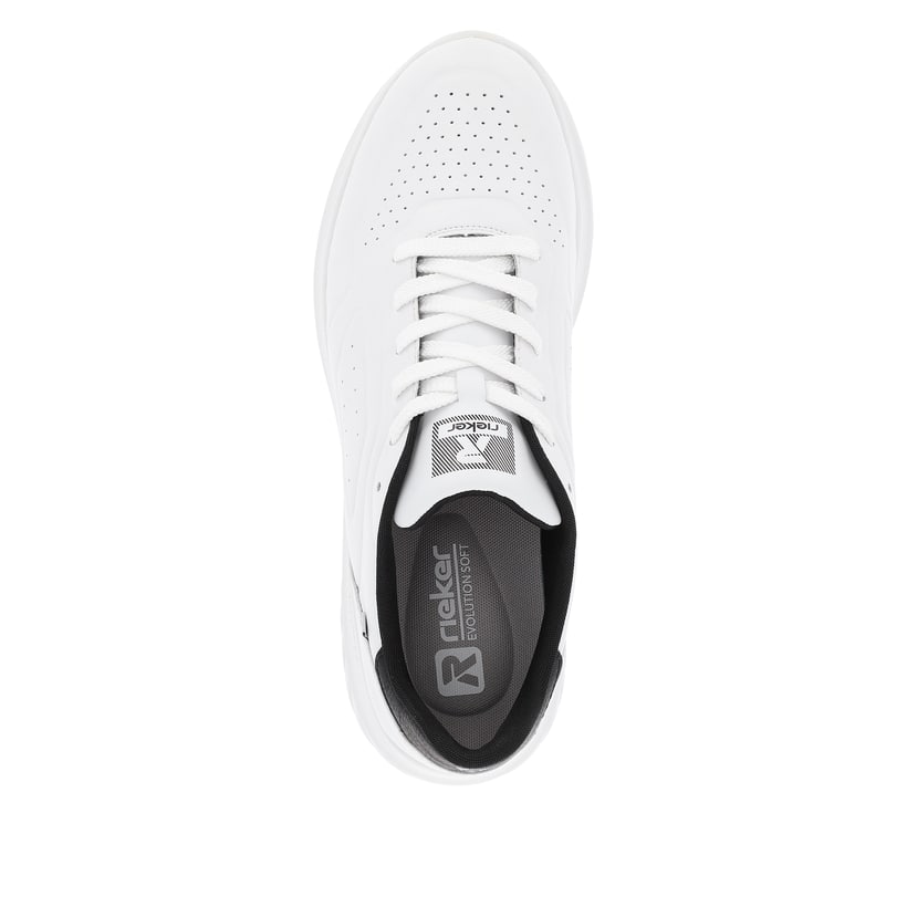Rieker Artikelnummer U0501-80 Rieker Herren Sneaker Low Crystal White