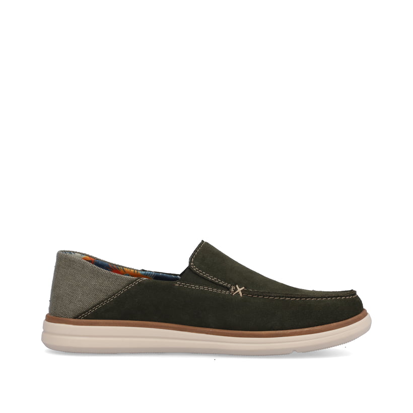 Rieker Artikelnummer U0600-54 Rieker Herren Slipper Forest Green