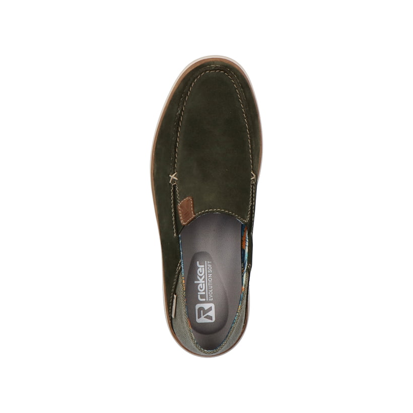 Rieker Artikelnummer U0600-54 Rieker Herren Slipper Forest Green