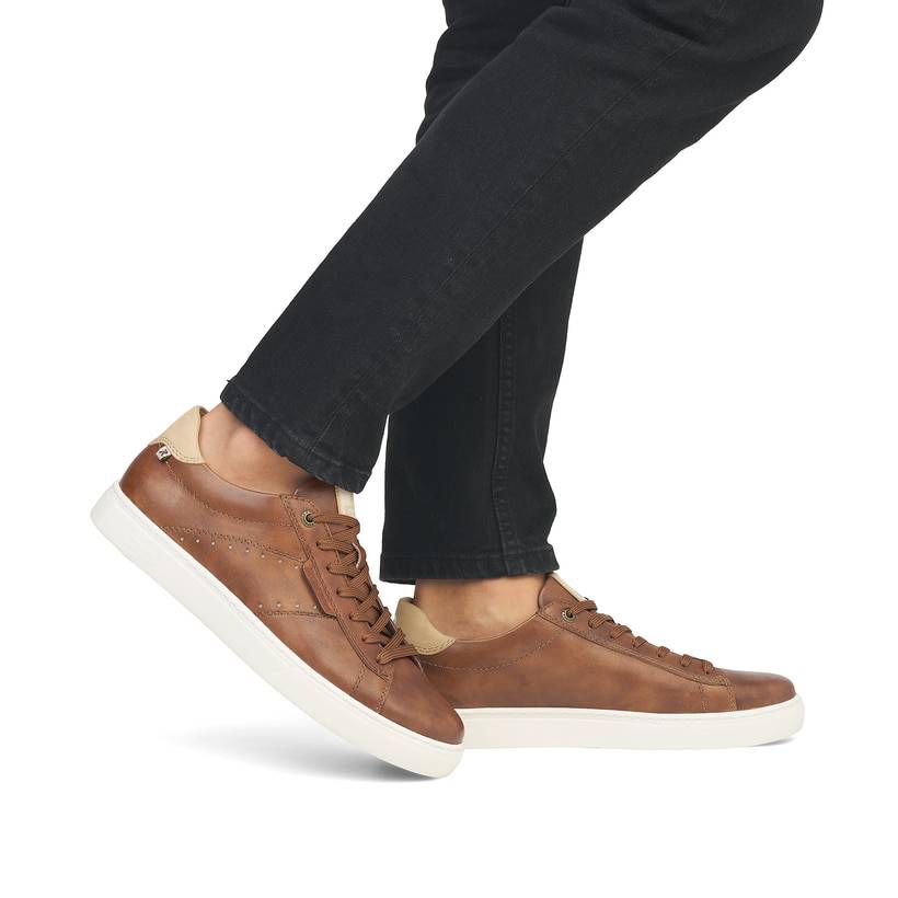 Rieker Artikelnummer U0704-24 Rieker Herren Sneaker Low Nougatbraun