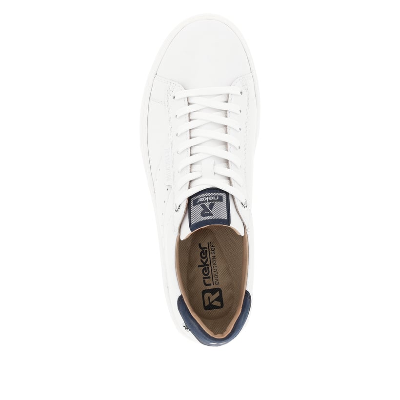 Rieker Artikelnummer U0704-80 Rieker Herren Sneaker Low Pearl White