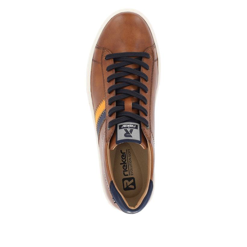 Rieker Artikelnummer U0705-24 Rieker Herren Sneaker Low Nut Brown