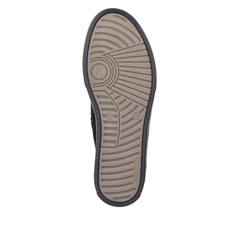 Rieker Artikelnummer U0762-00 Rieker Herren Sneaker High Steel Black